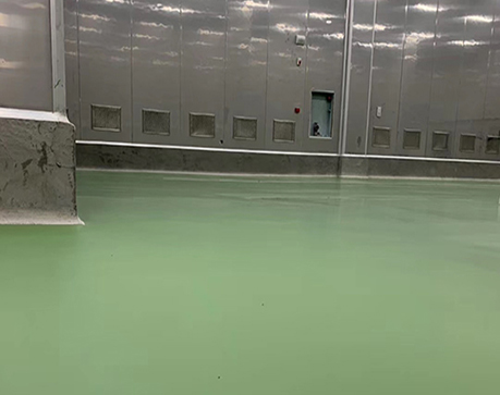 車(chē)間水性聚氨酯砂漿地坪-建智案例